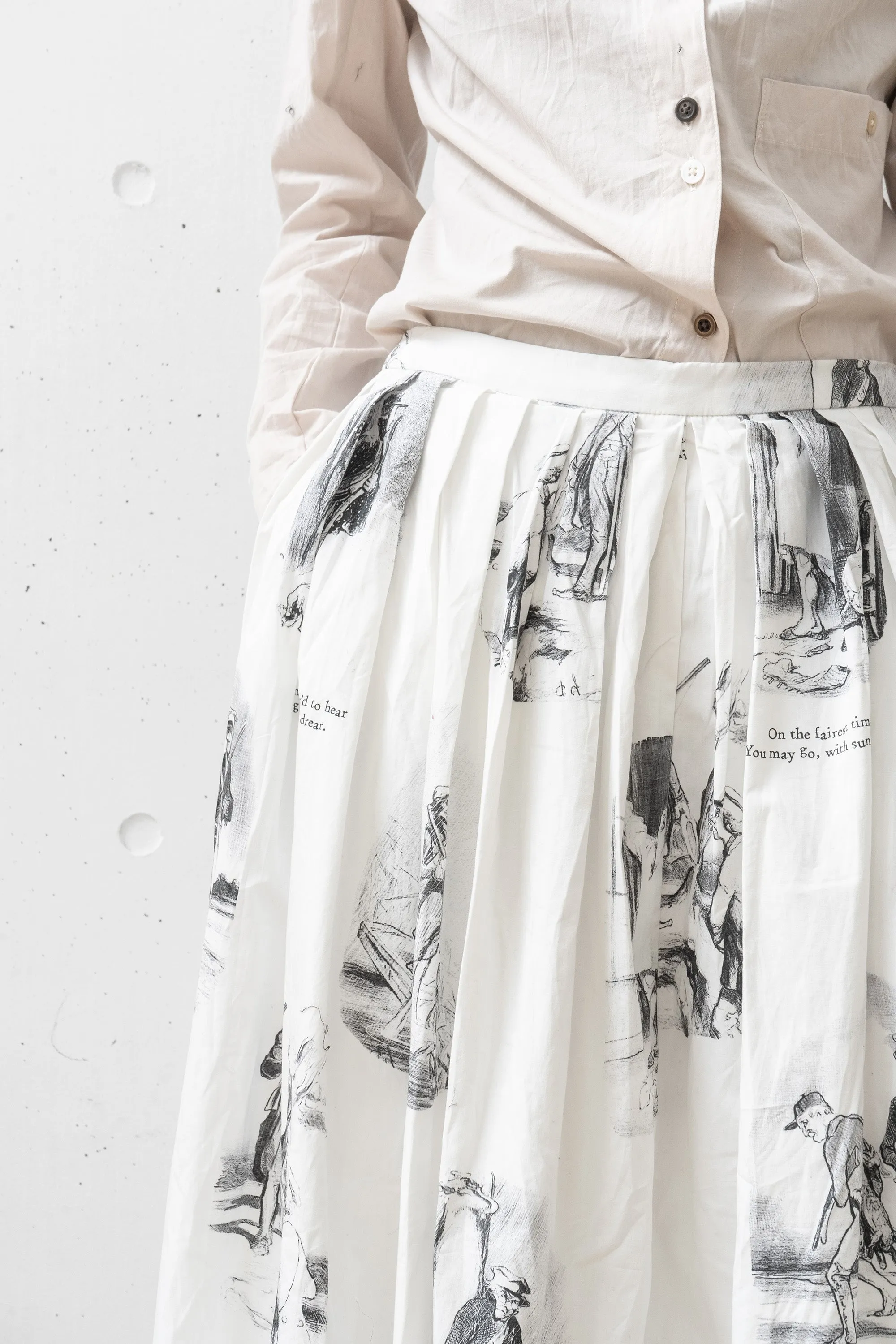 Aleksandr Manamis/THE HUNTER PLISSE SKIRT (Femme)