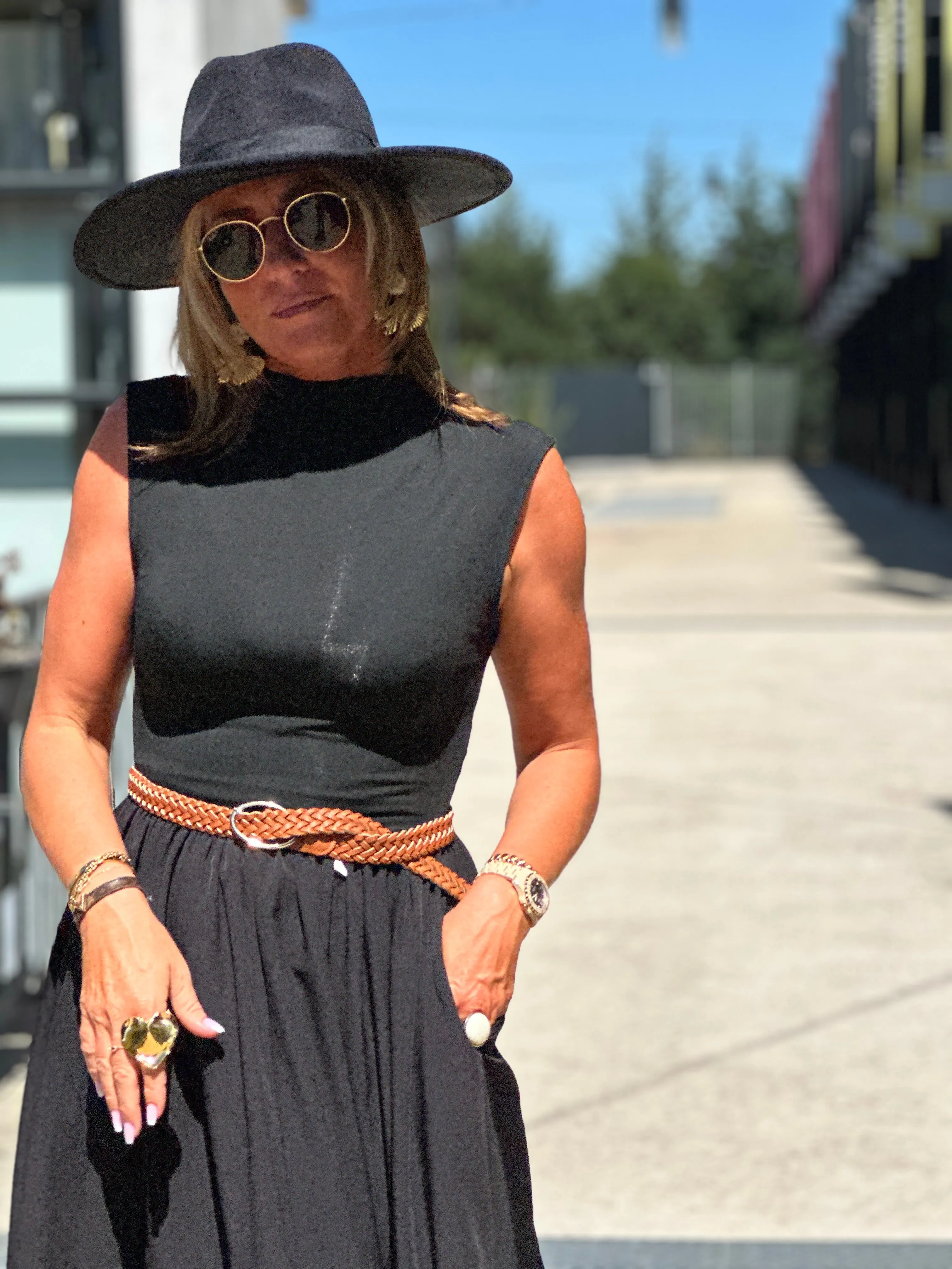 Robe noir bouffante Elise